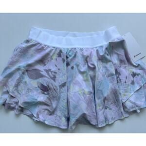 Lululemon Court Rival HR Skirt Long Size 14 Nouveau Marble NOUV